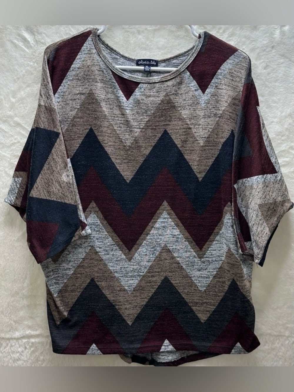 Women’s Olivia Blu 3/4 Sleeve Sweater Size X Large